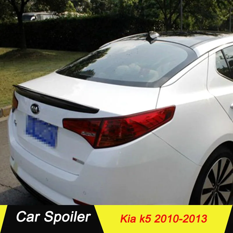 

Car Accessories ABS Plastic Material Rear Wing Rear Roof Wing Spoiler For Kia K5 Optima Spoiler 2010 2011 2012 2013