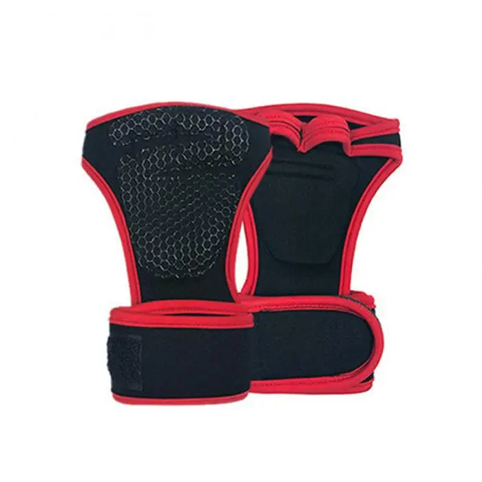 1 пара Перчатки для фитнеса Тренировка по тяжелой атлетике тренировочный ремешок на запястье для женщин и мужчин MC889