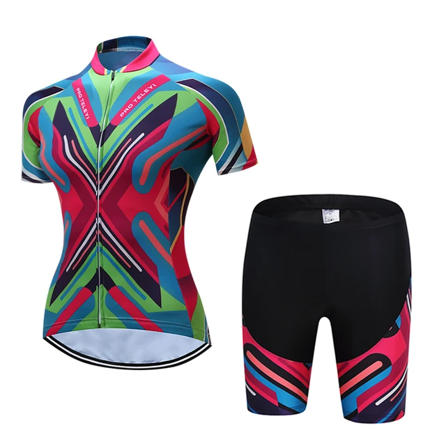 colorful cycling shorts