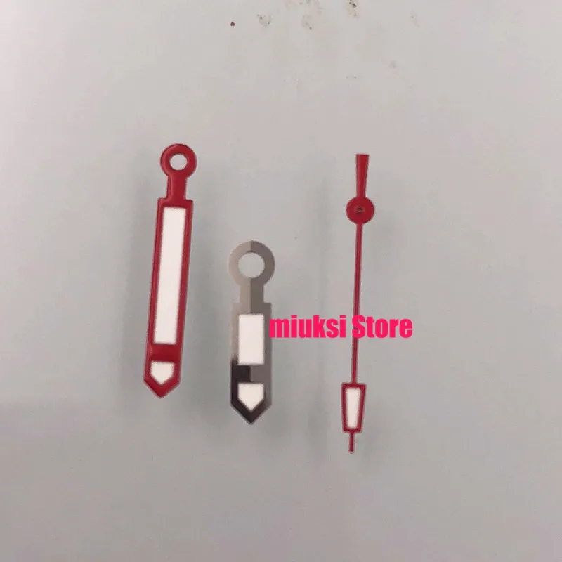 

Watch hands Green luminous watch red hands fit parnis Miyota 8205,8215,821A,mingzhu dg2813 automatic watch