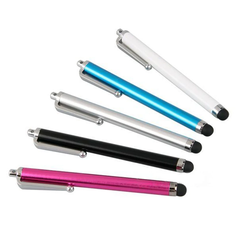 Универсальный стилус ручка с сенсорным экраном 8 шт./партия 8 цветов для iPhone 5 4S iPad iPod touch смартфон планшетный ПК