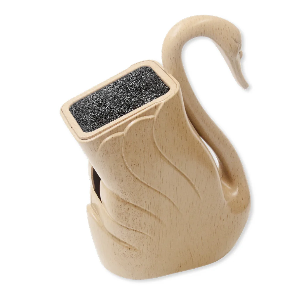XYj Brand Beauty Gift ABS PP Kitchen Knife Stand Good Quality Goose Shape Knife Holder Large