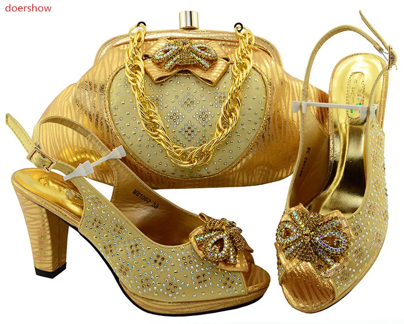 doershow ladies designer matching shoes and bags african shoes and bag set beautiful italian ...