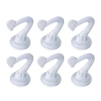 

10 Sets Swag Hooks Metal Wall-mounted Hanging Ceiling Hook Household Supplies for Wind Chimes Light Fixtures Plants