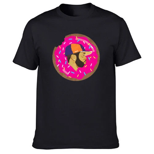 Jay Dee Singer J Dilla Donuts футболка прямая от производителя Мужская забавная хлопковая