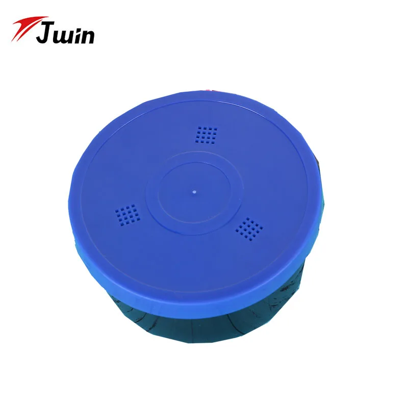 

Mini Fishing Tackle Box for Bloodworm Lure Waterproof Soft Plastic Round Fishing Storage Case Pocket Small Fish Box
