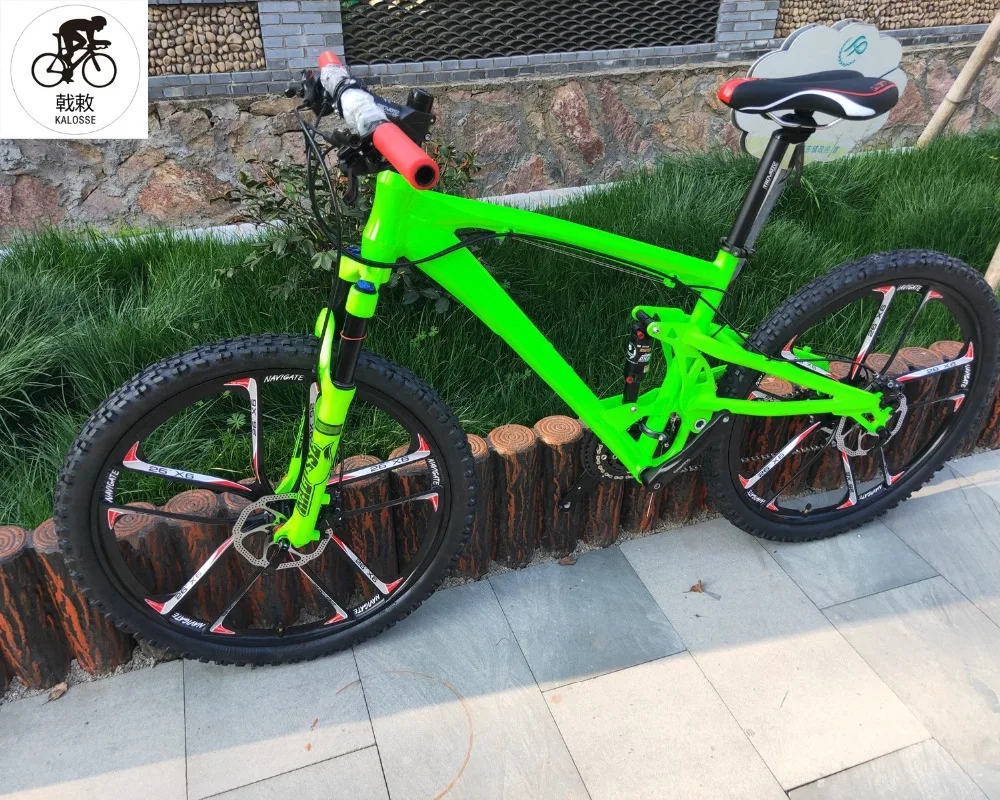 Top 26er mountain bicycle air fork  Full suspension bike bicycle  11speed Hydraulic brakes bicicleta mountain bike 2