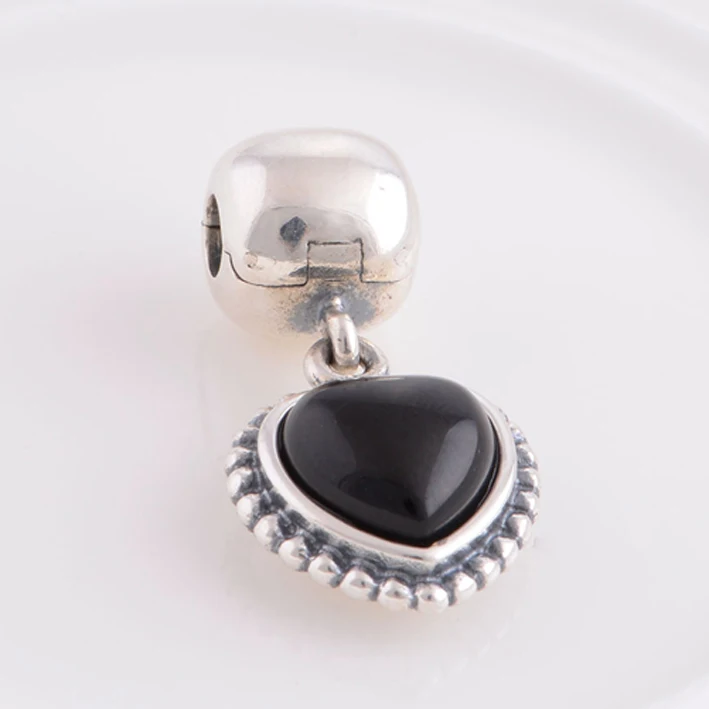 clip pandora cuore nero clip pandora cuore nero