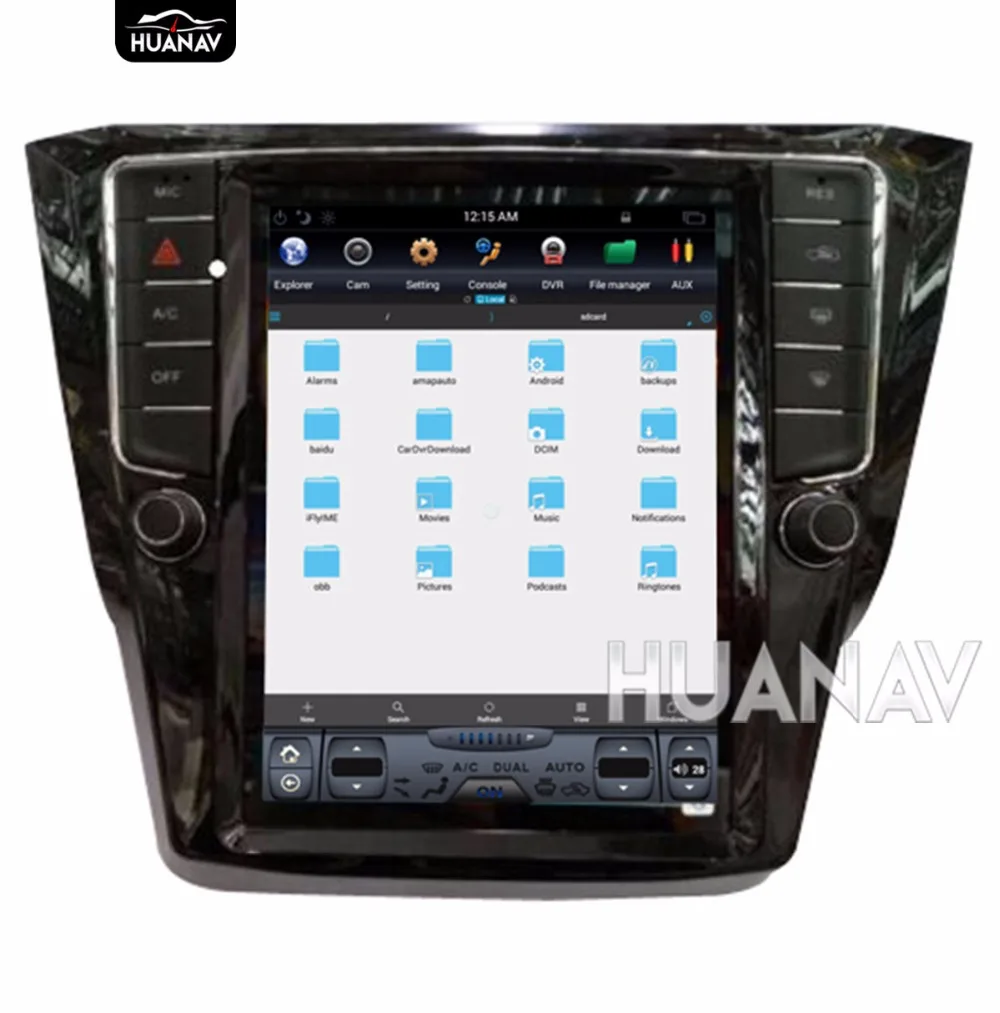 Cheap The new Tesla style Car No DVD player GPS navigation radio Stereo For VW Volkswagen Passat 2015 2016 2017 multimedia ISP 2