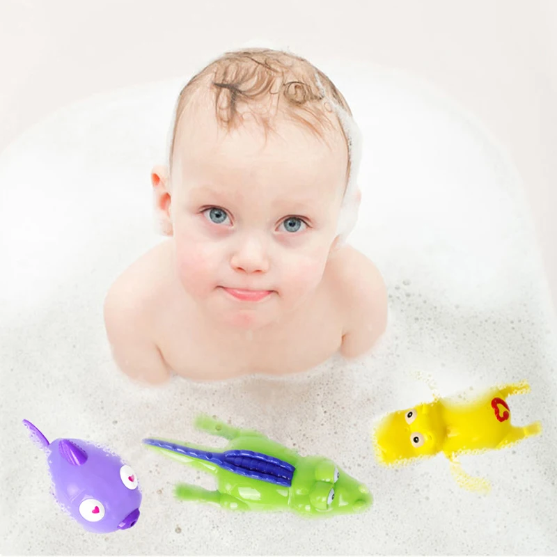 New-Cute-Cartoon-Animal-Tortoise-Shark-Classic-Water-Toy-Baby-Bath-Toys-Infant-Swim-Chain-Clockwork (1)