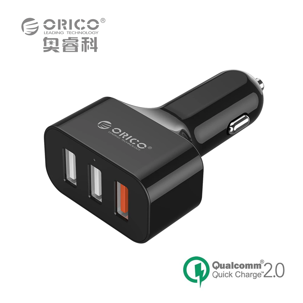 ORICO Quick Charge 2.0 Universal USB Fast Car Charger Adapter 35W For Mobile Phones iPhone Samsung Tablet PC 12V/24V Available