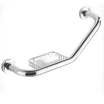 

Adeeing Fashion Modern Stainless Steel Soap Holder with Safety Handle