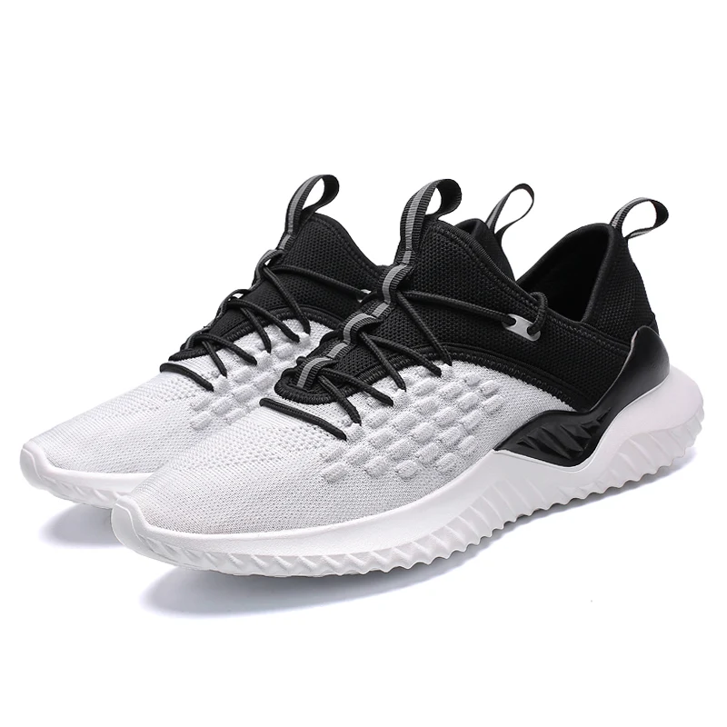 

Ultra Light Men Running Shoes Plus Size Fly Weave Breathable Sports Shoes Trainers Comfort Jogging Fashion Man Sneakers Damping