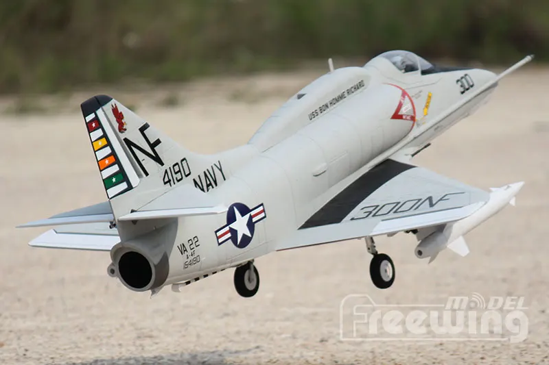Freewing rc летательный аппарат A 4E/F A4 SKYHAWK 80 мм edf jet KIT с сервоприводом|jet kit|edf kitsrc airplane |