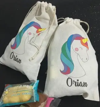 

personalized unicorn birthday party Candy pouches thank you favor bags baby shower baptism party gift pouches packets holder