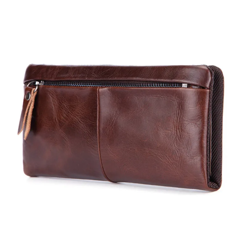 

2019 Men Wallet Clutch Genuine Leather Brand Cowhide Wallet Male Organizer Coin Purse for Credit Card Holder Clutch Male bags