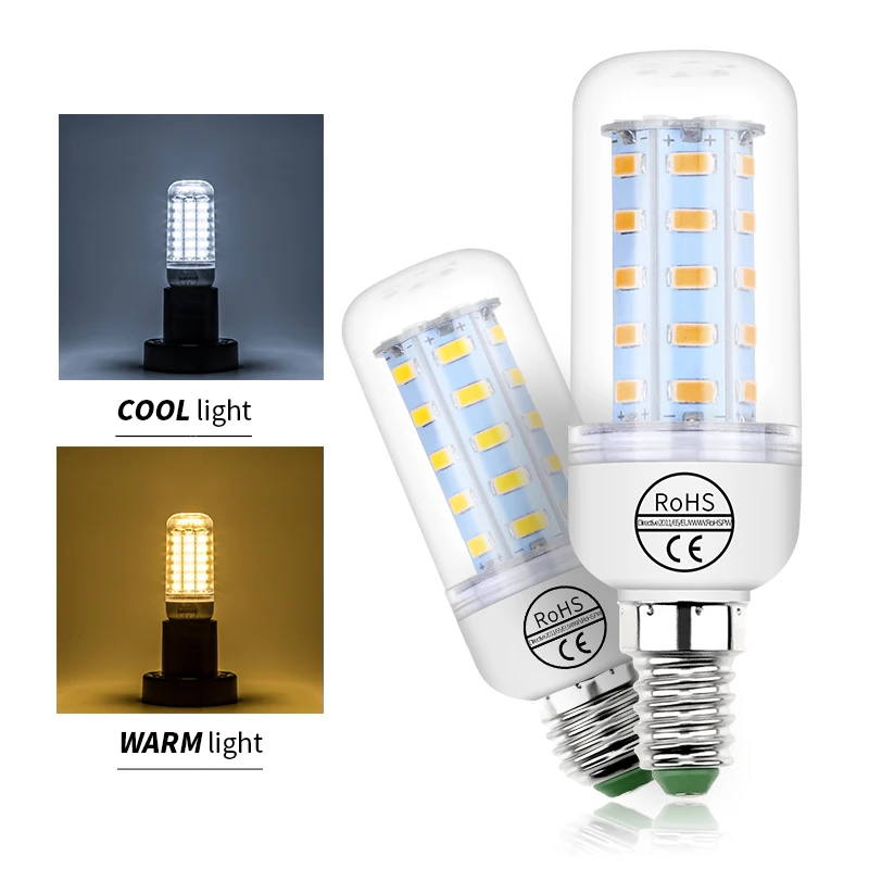 

CanLing 220V GU10 Led Bulb 240V E14 Led Lamp 5730SMD Lampada Led Light E27 Energy Saving Bombilla 24 36 48 56 69 72leds For Home