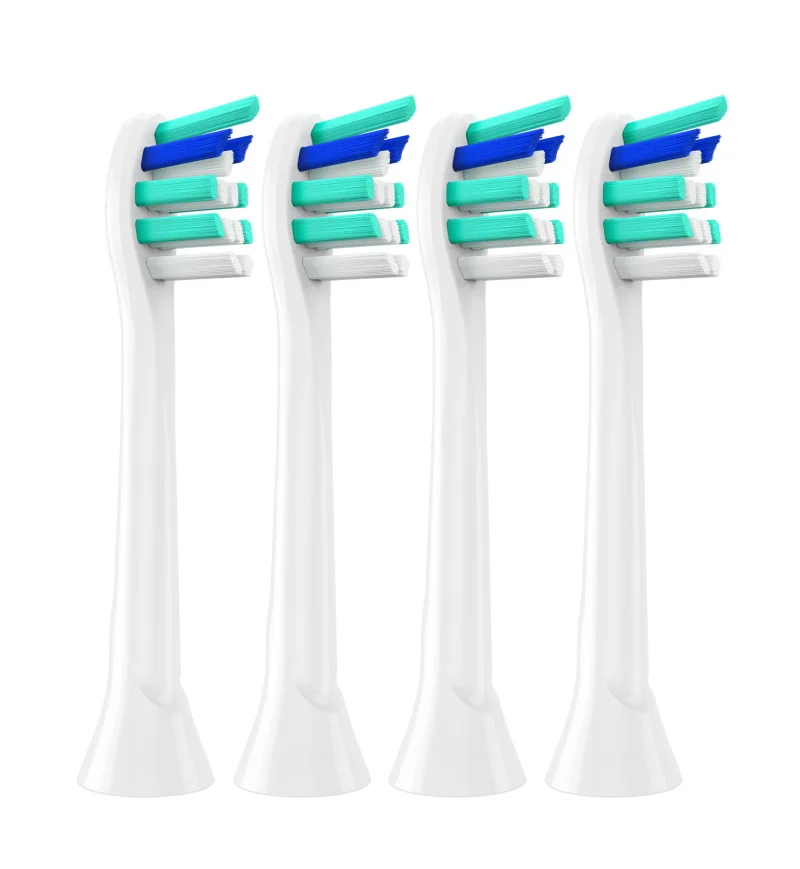 4 шт./лот Замена Зубная щётка головок для зубной щетки Philips Sonicare ProResults HX6013/66 HX6930 HX9340 HX6950 HX6710 HX9140 HX6530