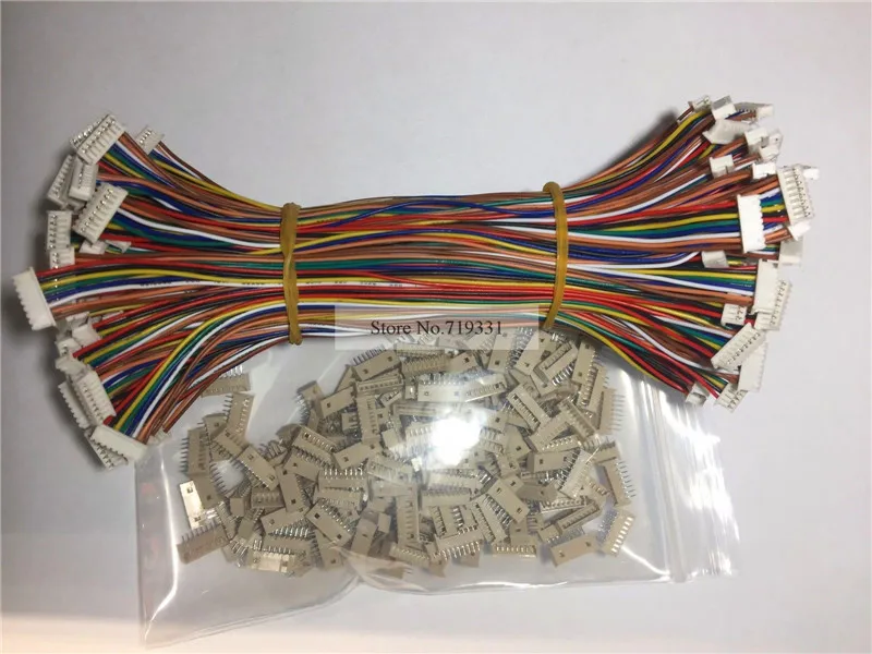 

100 SETS JST 1.25MM 8 Pin Double End Female DIP Connector with Male Conenctor