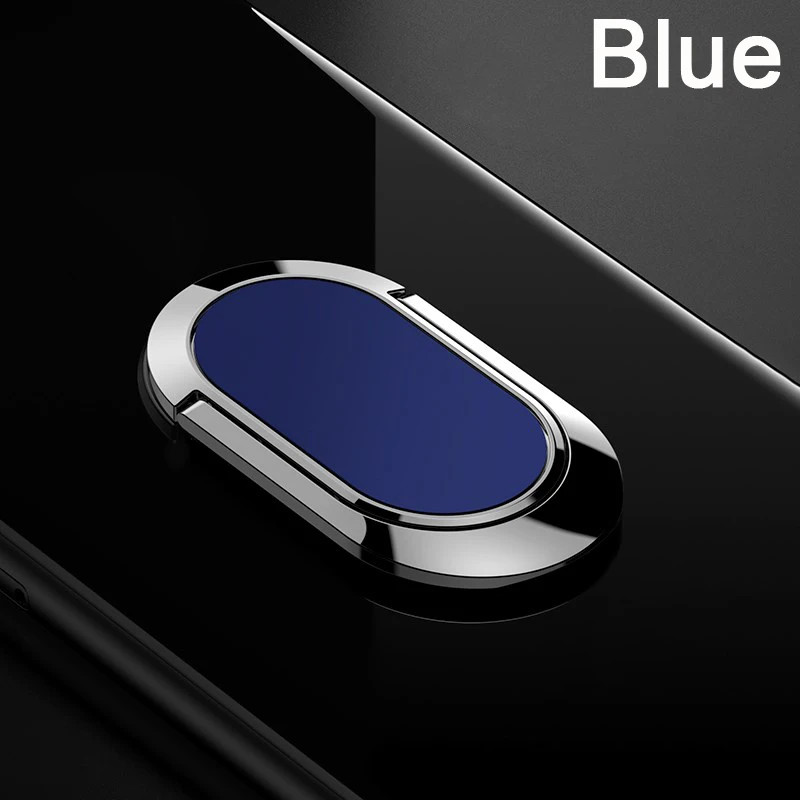 Чехол для zte Axon 10 Pro A2020 Pro, 6,47 дюймов, мягкий черный силиконовый магнитный автомобильный держатель, кольцевой чехол для zte Axon 10 Pro A2020PRO, чехол s - Цвет: Синий