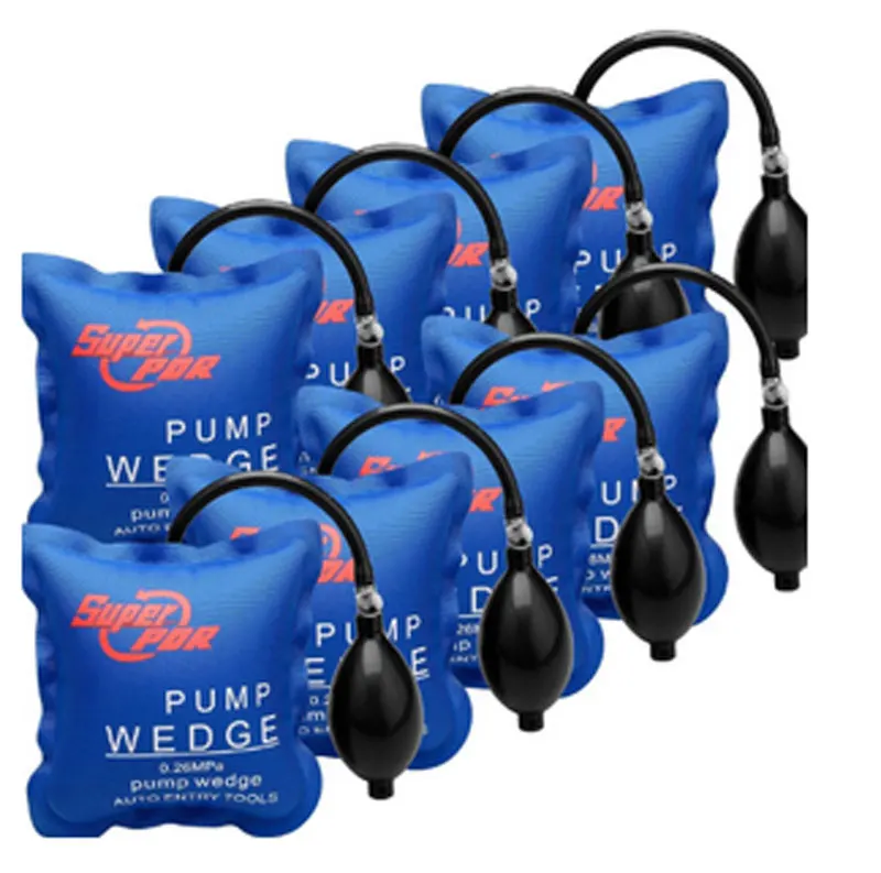 

PDR 8 pieces Pump Wedge Auto Entry Tools Paintless Dent Repair Tools Keys Locksmith Tools Opening Car Pump Wedge Air Bag