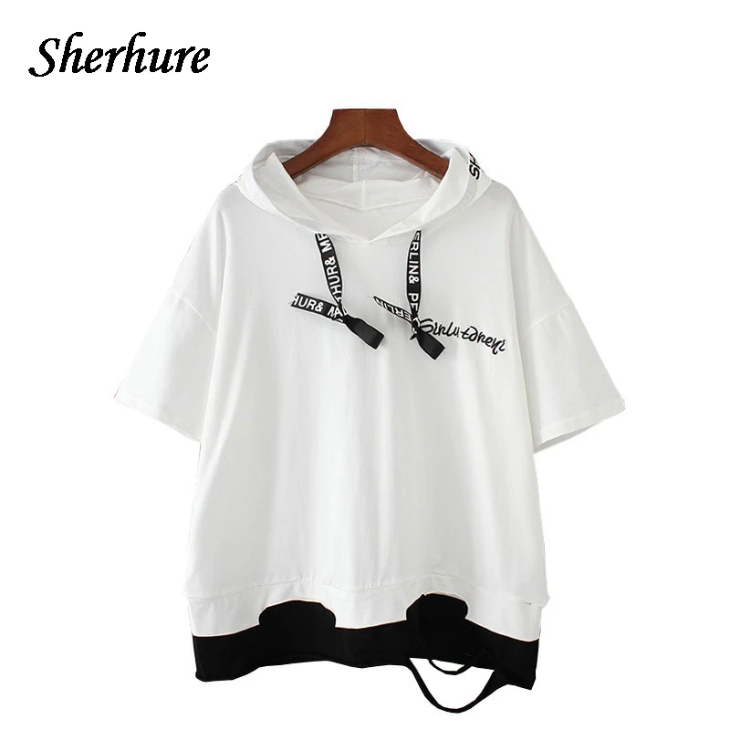 2022 Plus Size Summer Hoodies Letter 
