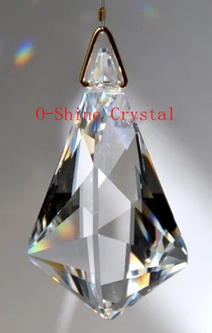 

13pcs 50MM CRYSTAL PRISM SUNCATCHER CHANDELIER GLASS HANGING PARTS FREE SHIPPING