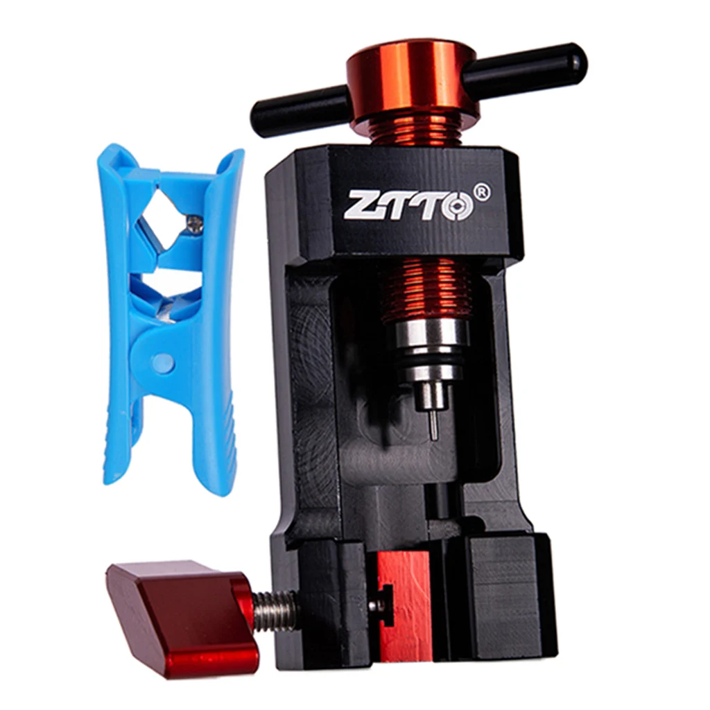 1 Set of Professional Bicycle Needle Driver + Hydraulic Hose Cutter Disc Brake Hose Insert Install Tool - Heavy Duty & Durable