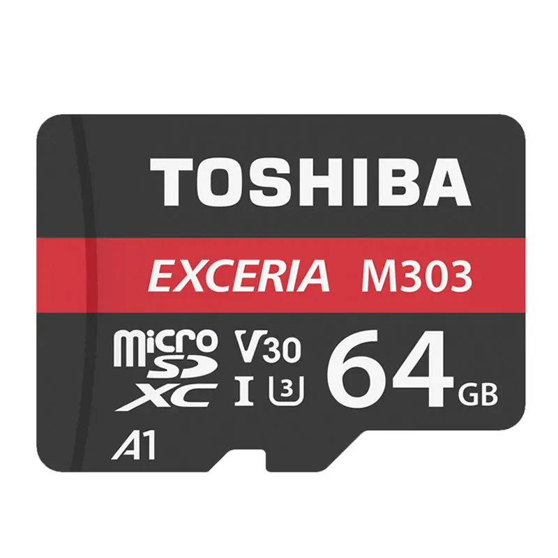 TOSHIBA M303 Micro SD карта памяти 64 ГБ 128 256 Гб MicroSD Max 98 м/с MicroSDXC V30 UHS I U3 A1 TF подходит для 4K HD