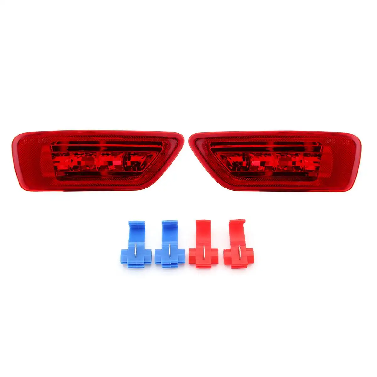  1Pair LED Rear Bumper Fog Marker Rear Lights Tail Brake Fog Lamp For Jeep Grand Cherokee WK2/Compas - 33039835068