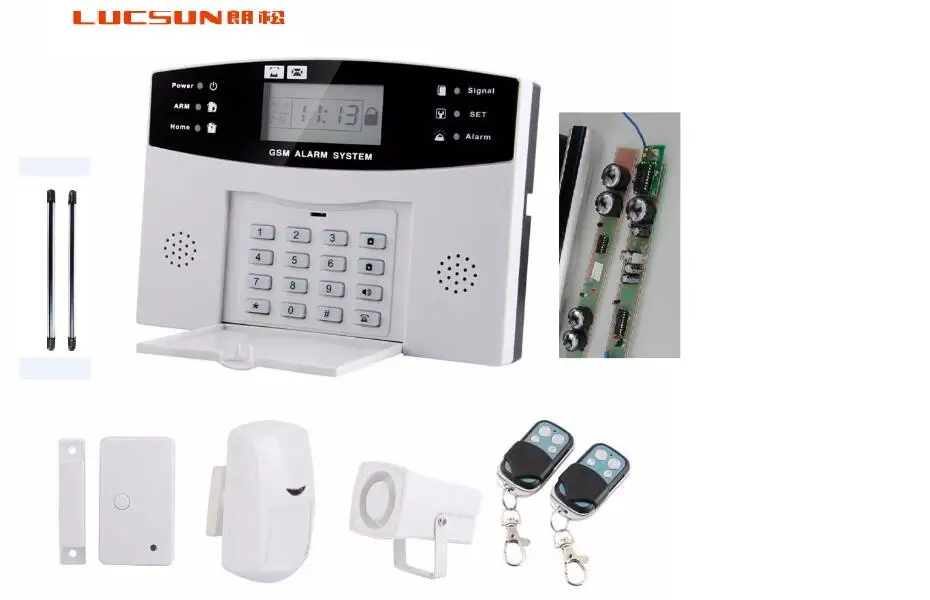 1set easy install Burglar alarm system with 1pcs 99 wireless defence