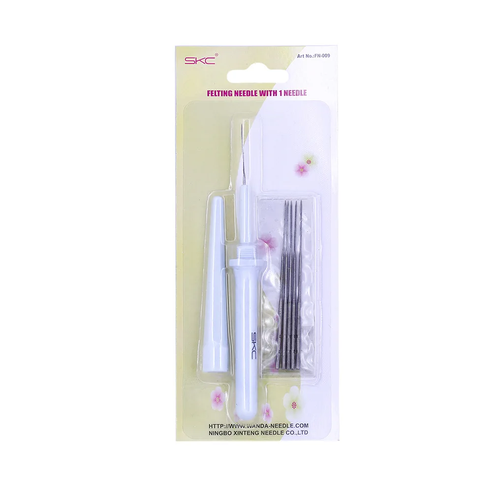 

Wool Felt Needles Set With 5 Replaceable Needles Embroidery Craft Sewing Tools Single Felting Needles Pen Set Felting Tools