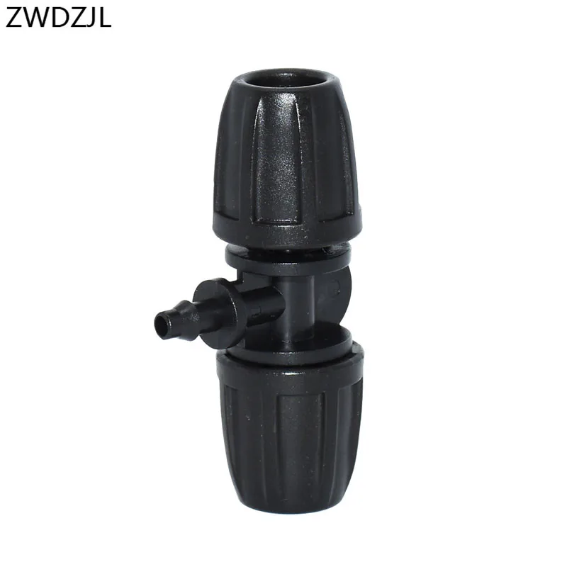 

Garden hose tee 1/4" to 3/8 reducing tee barb irrigation 8/11 to the 4/7 Connector 3 way Connecting Hose adapter 30pcs