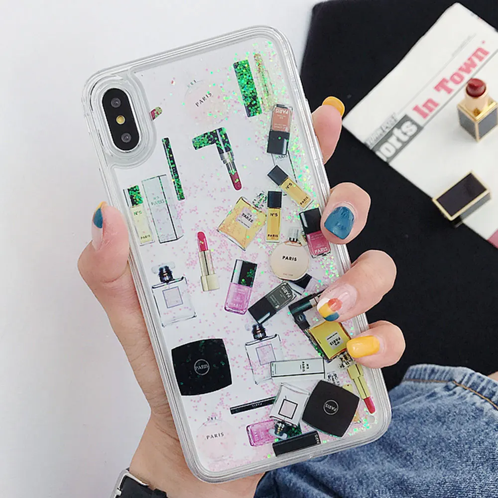 KISSCASE Makeup Icon Case For iPhone XR X 7 8 Plus XS MAX 6 Soft TPU Back Cover Phone Cases 6S Funda |
