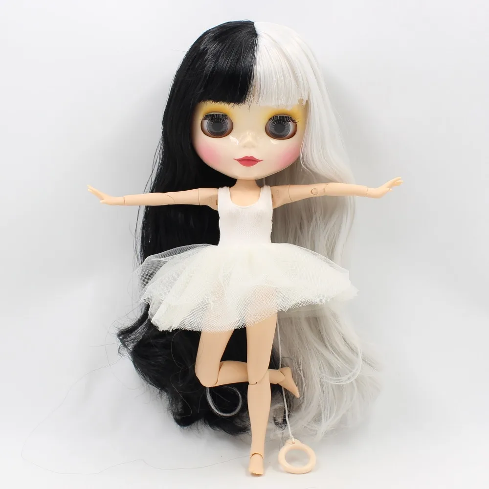 12/" Neo Blythe Doll from Factory Doll Jointed Body Golden Mixed Color Short Hair