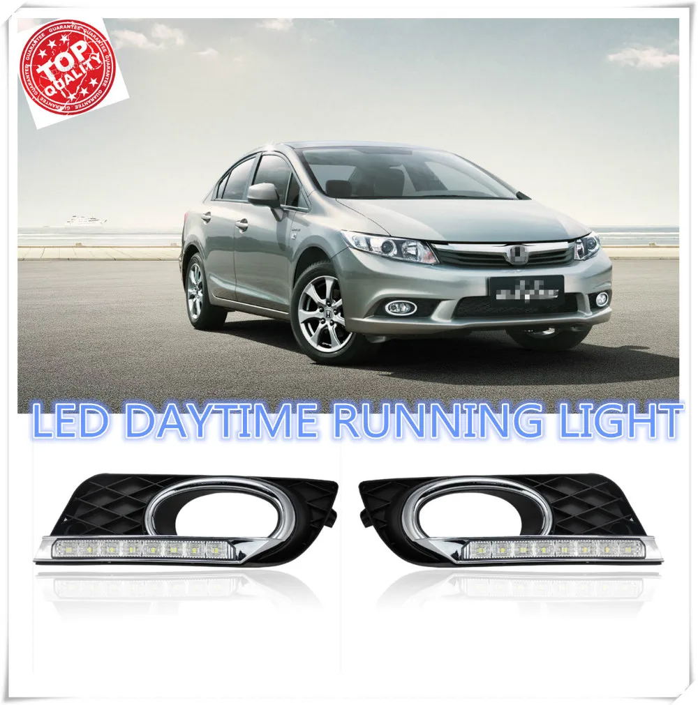 2PC/set Super bright LED daylights Daytime Running light for HONDA