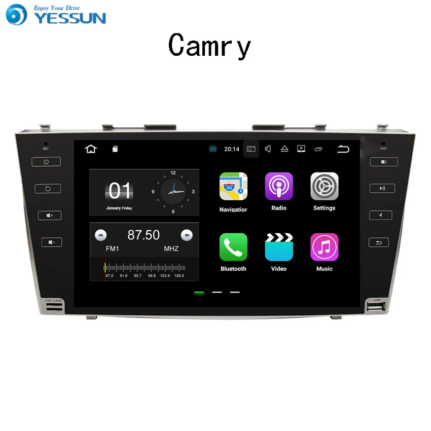 

YESSUN Car Navigation GPS For Toyota Camry 2007~2011 Android Audio Video Stereo Multimedia HD Touch Screen Player No CD DVD