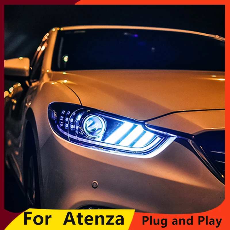 Автостайлинг KOWELL для Mazda 6 фар 2015 Новинка Mazda6 Atenza светодиодный ные фары