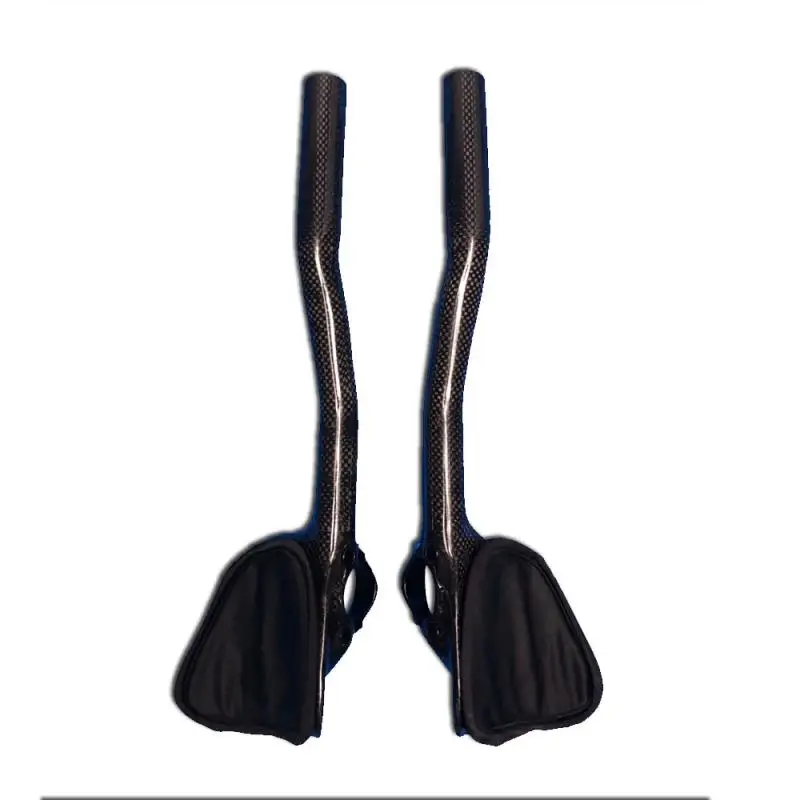 EC90 Bicycle Triathlon Extender Aero TT Bar Ends Bike Handlebars Extenders Bicycle Carbon Aero TT Bar 3K (5)