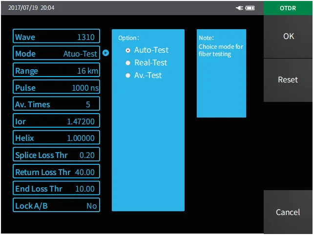 NK5600 3 Setting