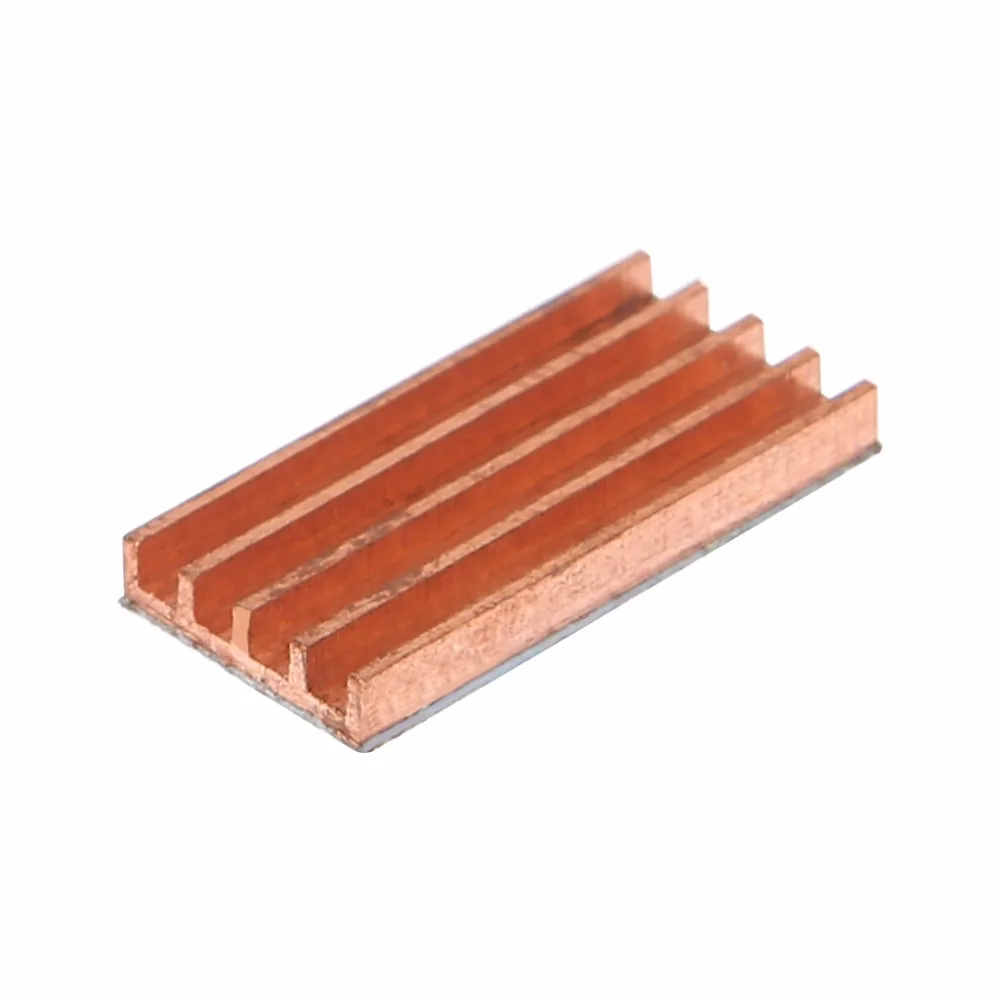 

1Pc Ultra Thin Pure Copper Heat Sink Back Memory RAM Sink Cooling For DDR VGA MOS IC Chip Heatsink 19x9x2mm C26