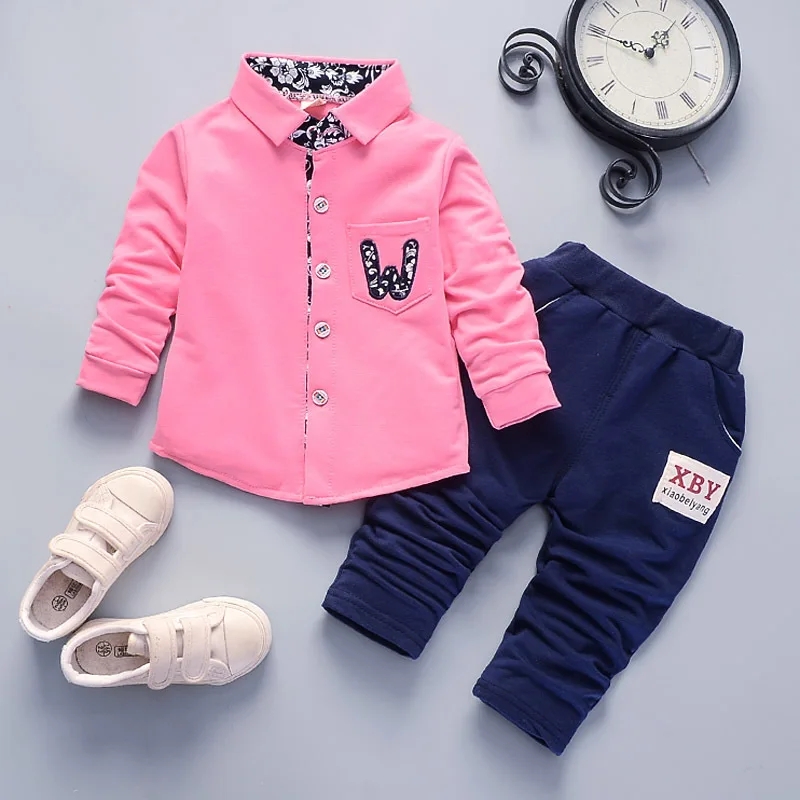 BibiCola children clothing set spring autumn fashion casual suit for