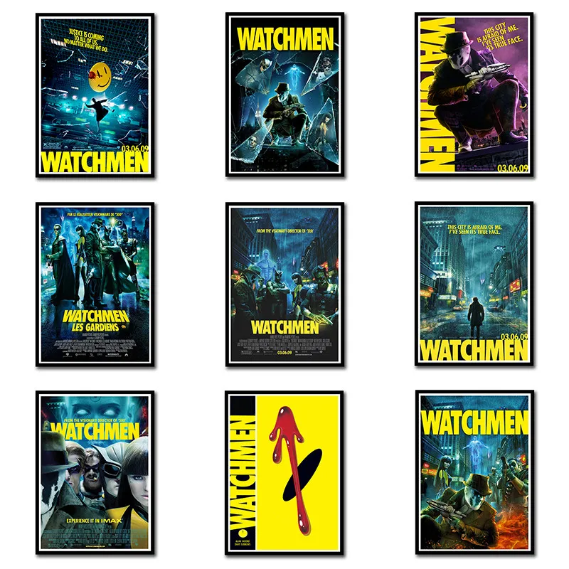 

Watchmen Posters White Kraft Paper Prints Wall Stickers Home Decoration Home Art