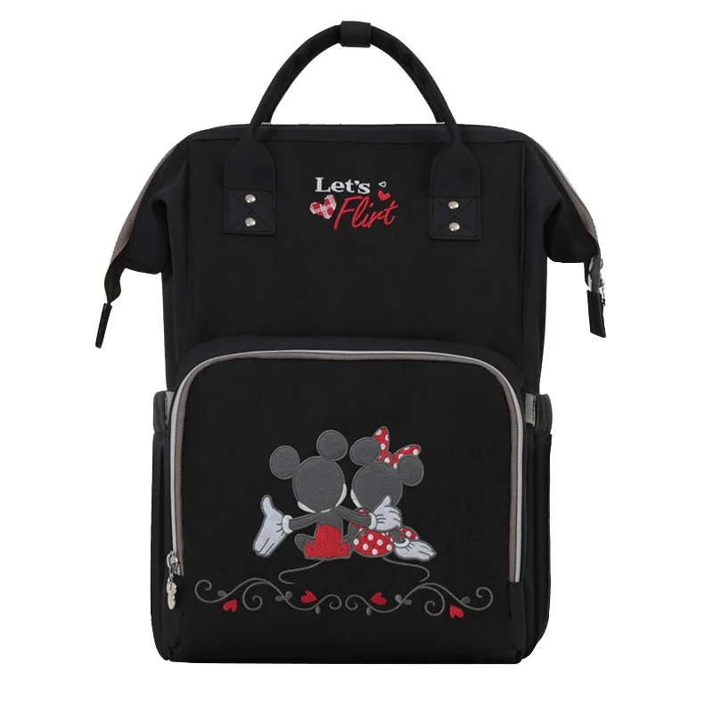 Сумка для подгузников Disney с usb изоляцией Minnie Mickey термоемкостью путешествий