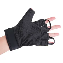 Outdoor Driving Tactical Exercise Half Finger Fitness font b Gloves b font Sports Fingerless Microfiber Mens