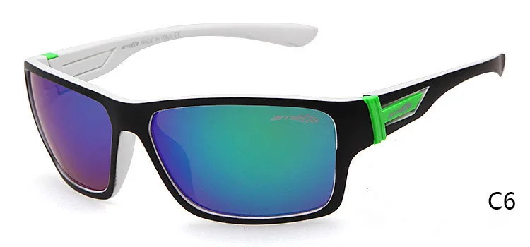 Солнцезащитные очки для мужчин, Ретро стиль, для вождения, спортивные, солнцезащитные очки, мужские очки, тени, UV400, gafas de sol de los hombres zonnebril oculos masculino - Цвет линз: C6