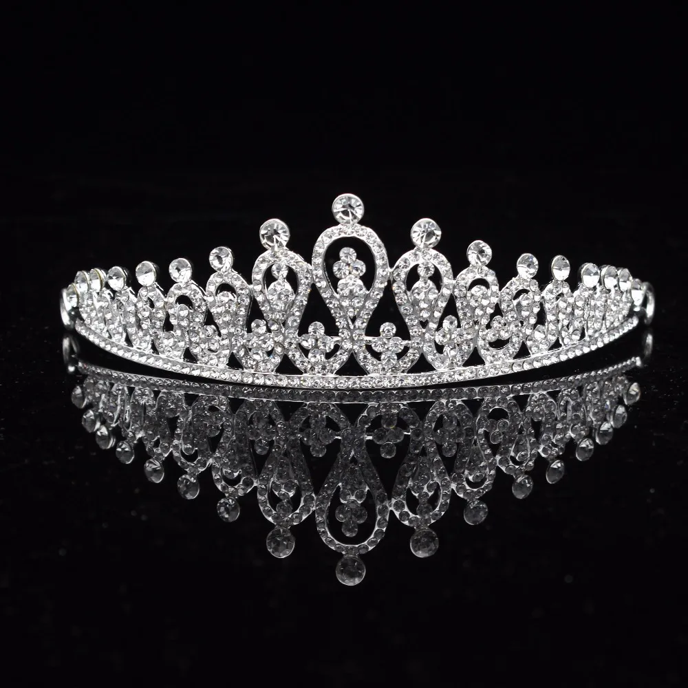 19 Designs Crystal Wedding Bridal Tiara Crowns for Women Princess Hair Ornament Fashion Bride Headpiece Hair Jewelry Accessories