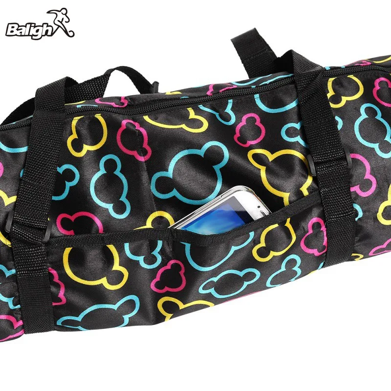 Yoga mat bag waterproof backpack shoulder messenger sport clothes duffel bag for women's fitness gym (no yoga mat)