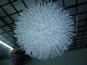 Online New Arrival Hanging Glass Ball Chandelier Light White Glass Modern Lights Shop From China Wholesale