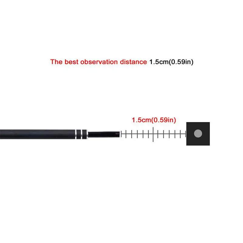2в1 5,5 мм объектив 1,5 м кабель Визуальный Инструмент для чистки ушей мини-камера отоскоп ушной уход за здоровьем USB ушной эндоскоп для очистки ушей для Android